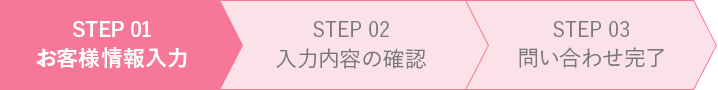 STEP1 お客様情報入力